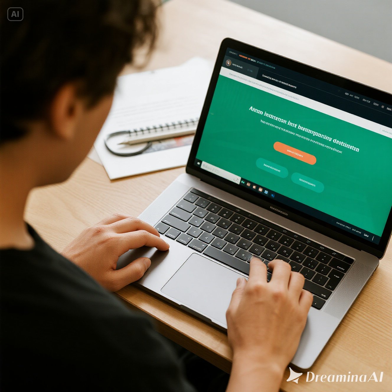 Ilustrasi literasi keuangan di era digital dengan aplikasi keuangan, smartphone, dan simbol finansial modern.