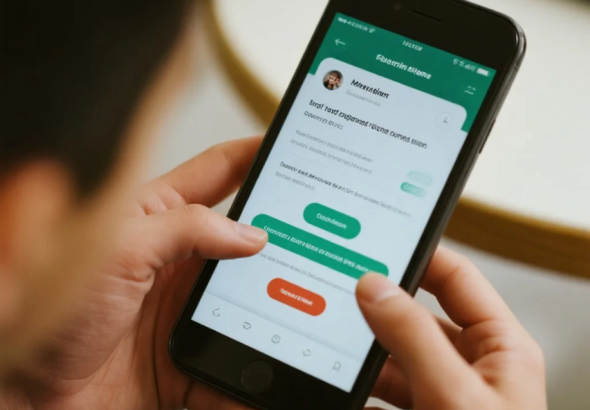 Ilustrasi perencanaan keuangan dengan grafik, buku catatan, dan kalkulator