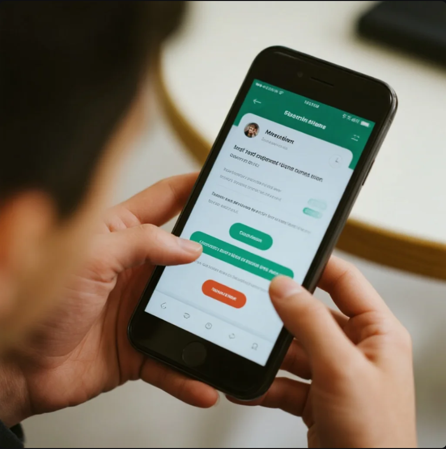 Ilustrasi perencanaan keuangan dengan grafik, buku catatan, dan kalkulator